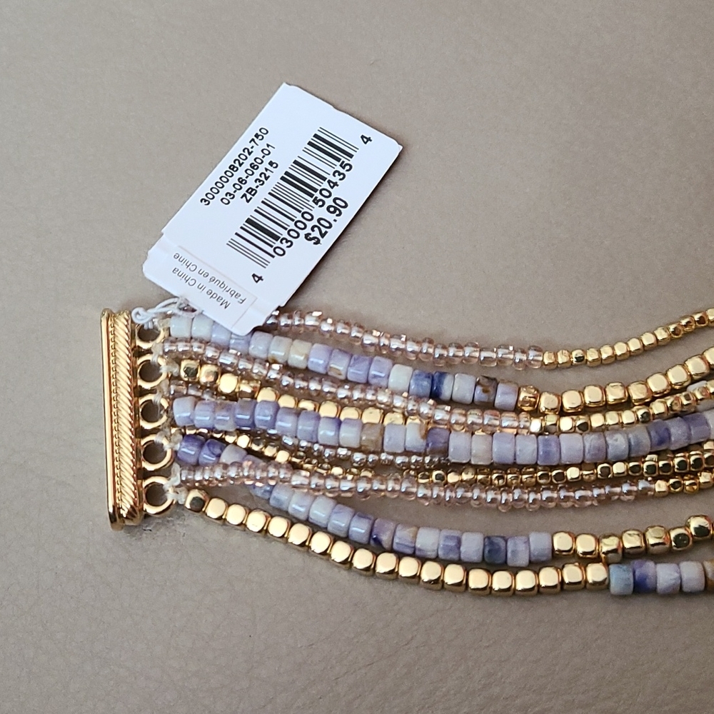 BEADED MAGNETIC SNAP BRACELET - Picture 3 of 5